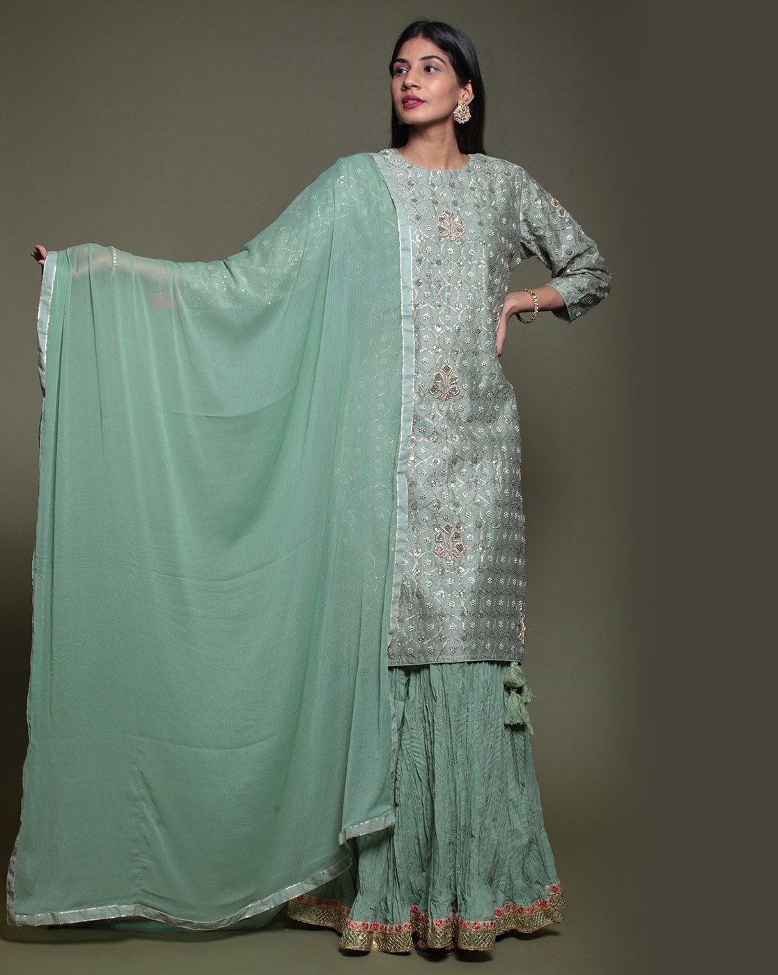 ajio sharara suits