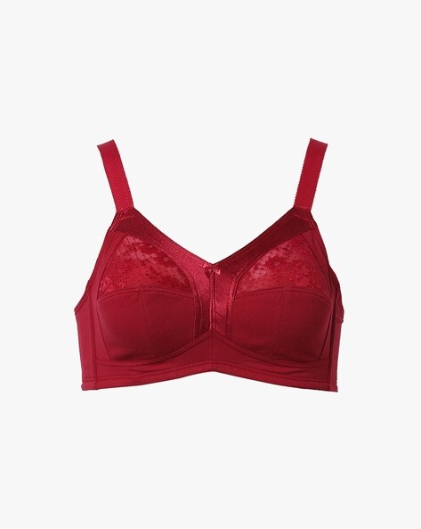 Enamor F089 Lace Bra - Medium Coverage Padded Wirefree - Red Chilli Pepper  36D in Chennai at best price by New Varietty Choice - Justdial