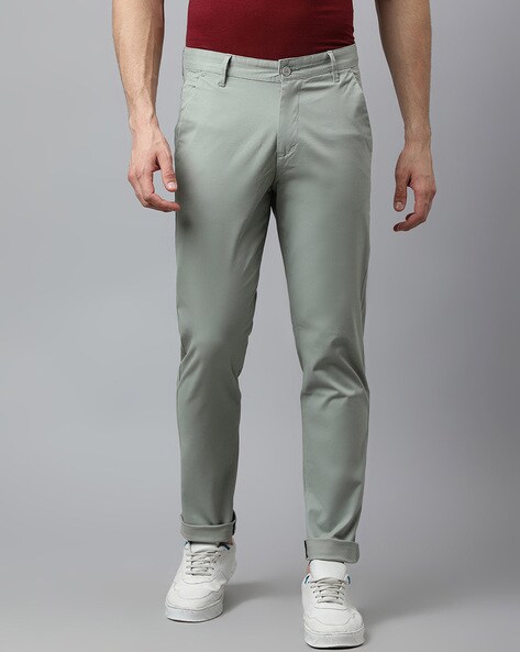 RICHLOOK Slim Fit Men Grey Trousers - Buy Charcoal RICHLOOK Slim Fit Men  Grey Trousers Online at Best Prices in India | Flipkart.com