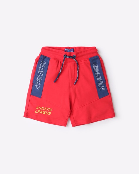 Buy Red Shorts 3 4ths for Boys by KB TEAM SPIRIT Online Ajio