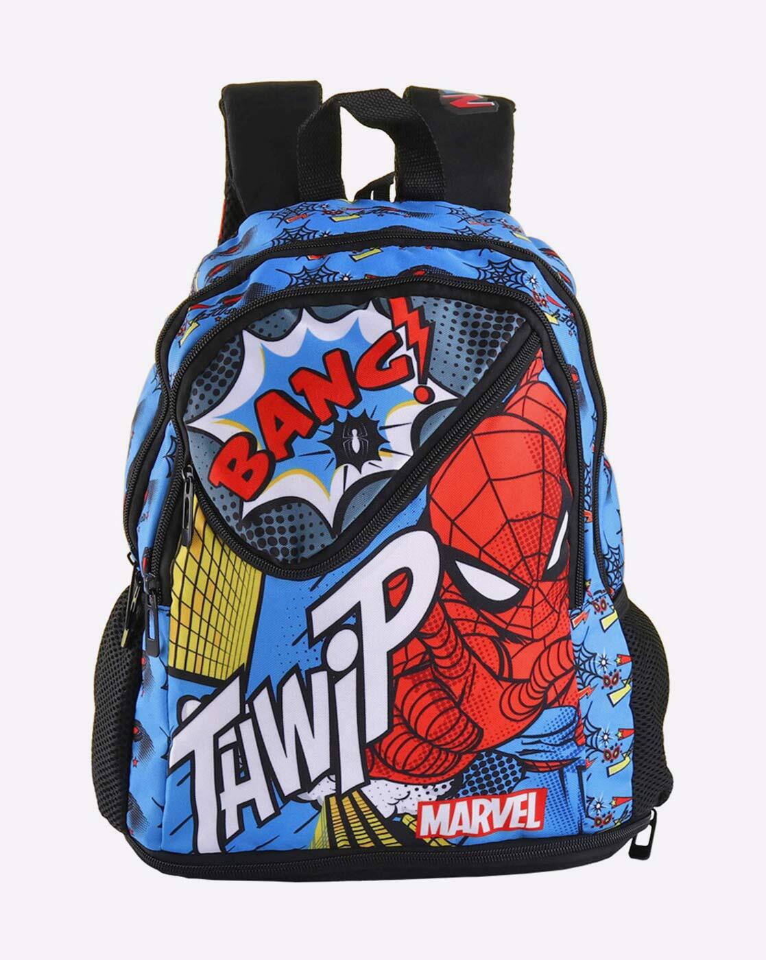 Kids Licensing Marvel Spiderman Face Polyester Towel Lunch Bag Towel -  StclaircomoShops - Versace Bags for Men