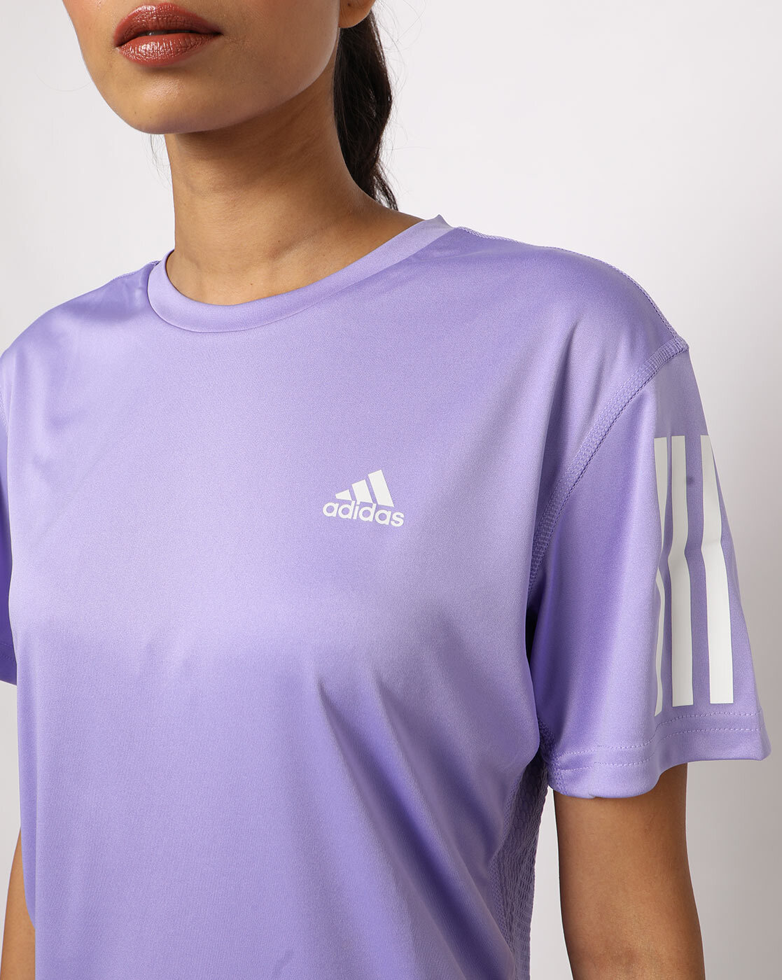 lilac adidas shirt