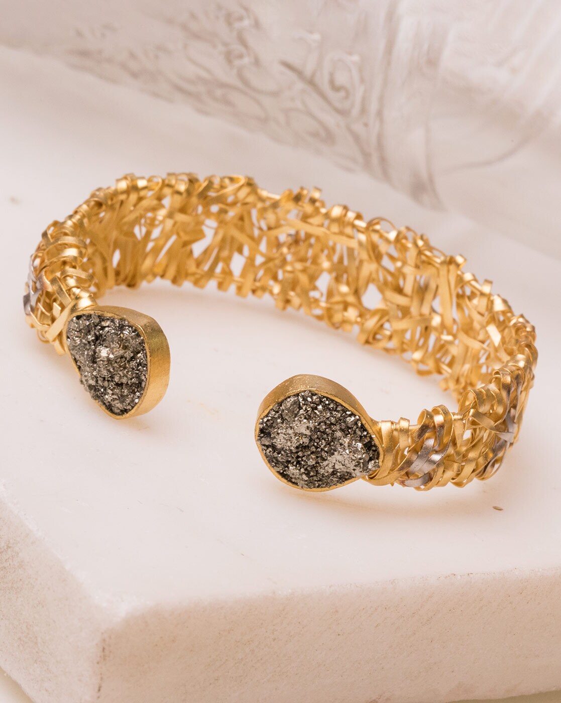 Placer Gold Design - *New* Natural Gold Nugget Bracelet