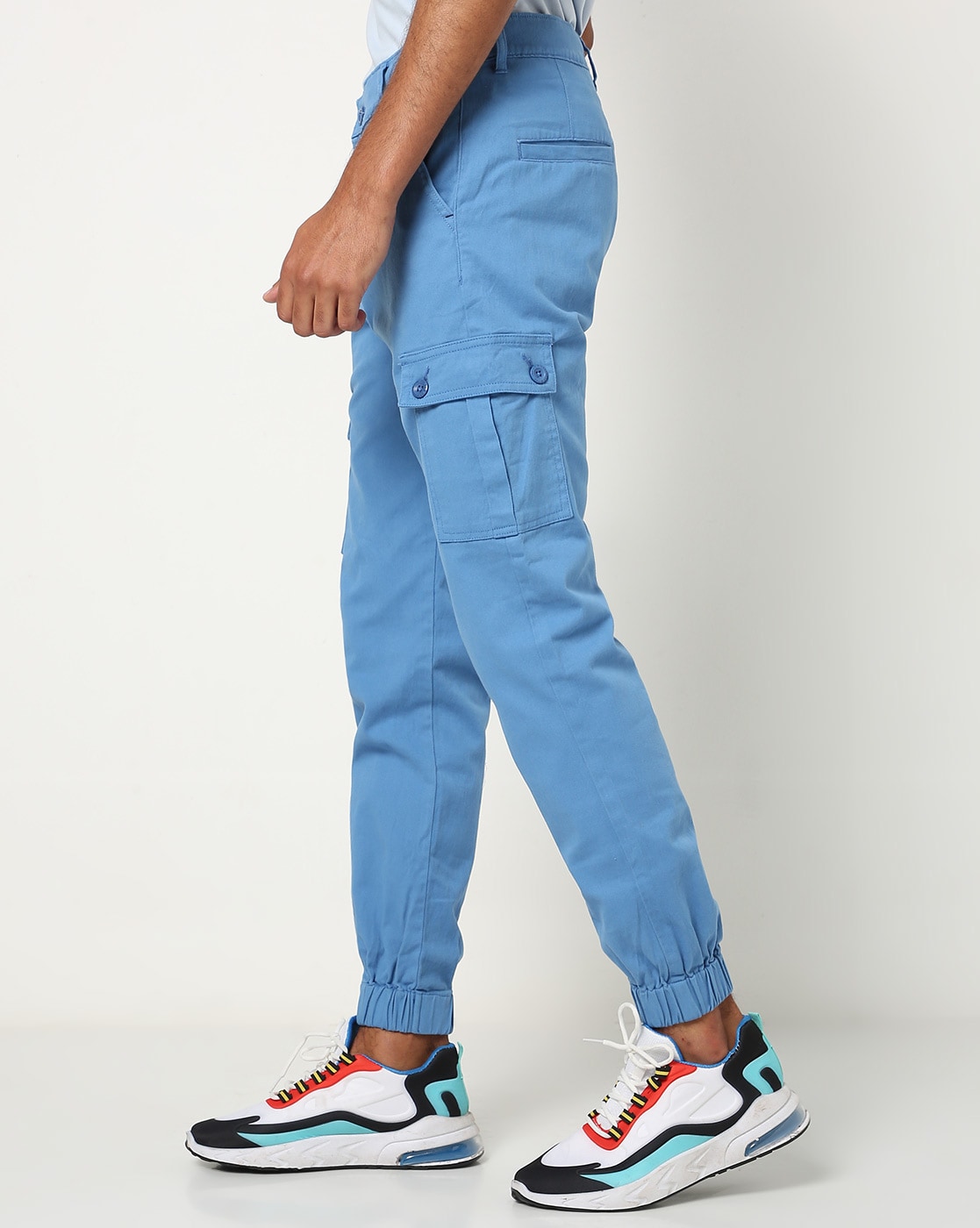 Buy Blue Trousers & Pants for Men by The Indian Garage Co Online