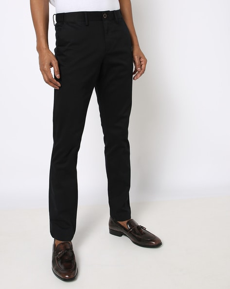 VAN HEUSEN SPORT Tapered Men Black Trousers  Buy VAN HEUSEN SPORT Tapered  Men Black Trousers Online at Best Prices in India  Flipkartcom