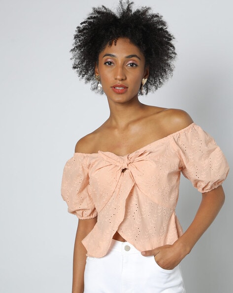 Ajio off shoulder discount tops