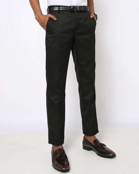 Buy Jet Black Trousers  Pants for Men by NETPLAY Online  Ajiocom