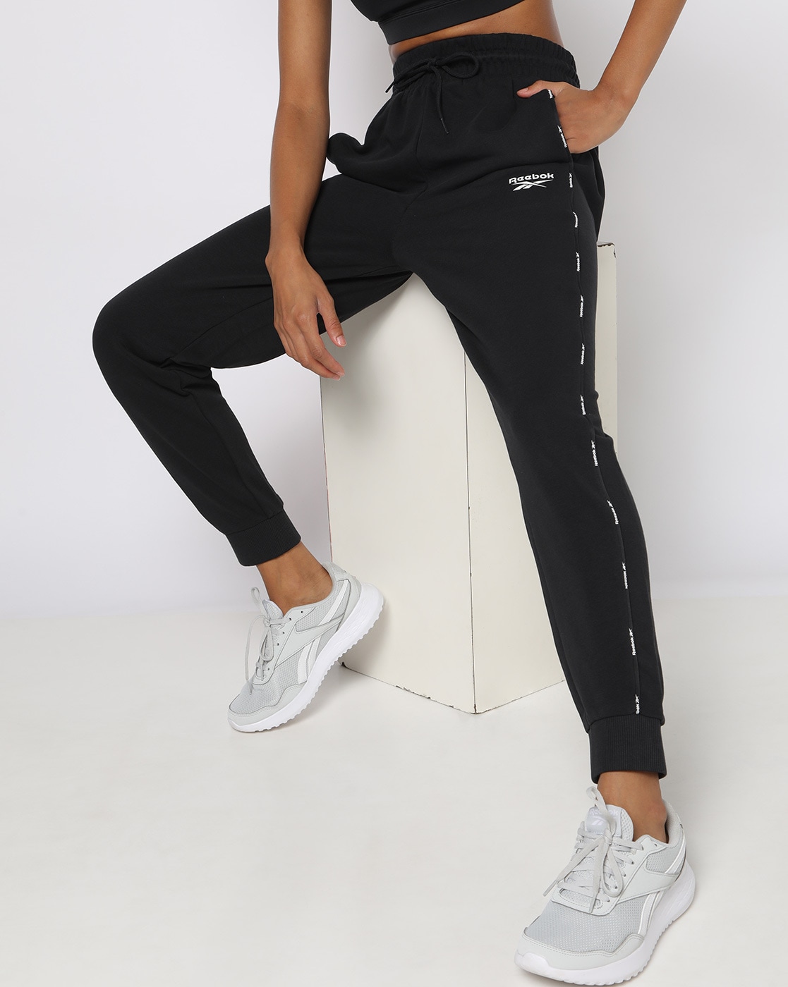 Buy Reebok Womens Piping Pack Jogger Pants online