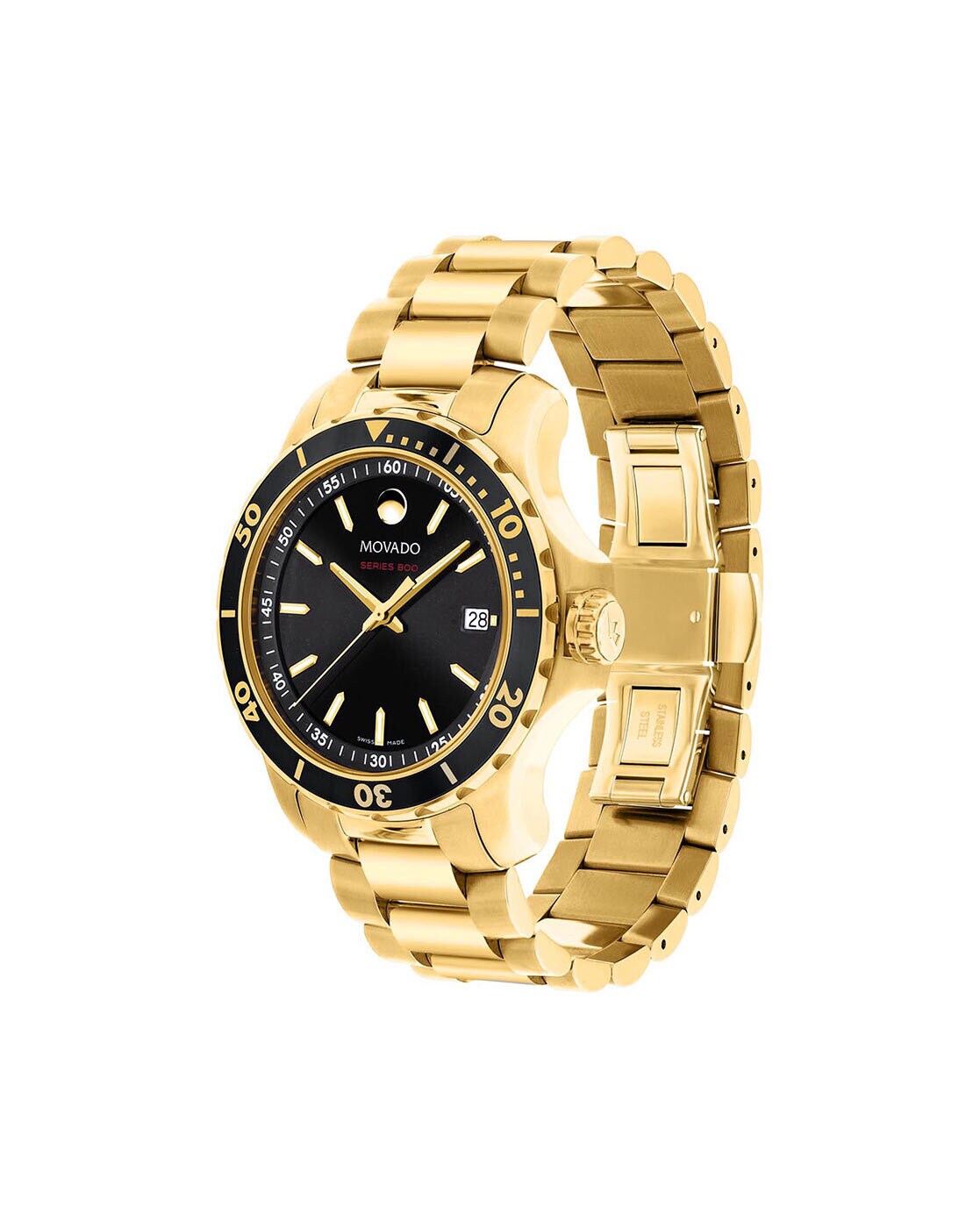 Movado series 800 clearance gold