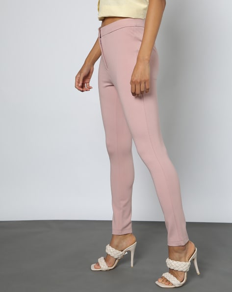 Buy Pink Trousers & Pants for Women by Outryt Online
