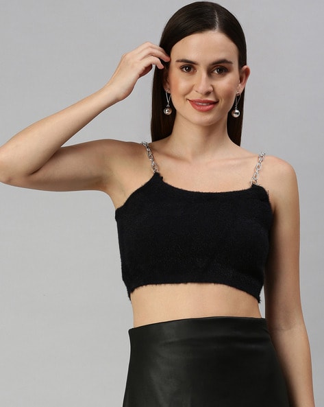 Buy Black Tops for Women by SHOWOFF Online