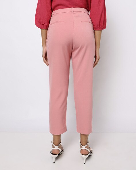 Buy Pink Trousers  Pants for Women by AND Online  Ajiocom