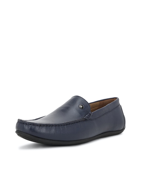 Louis Philippe Navy Blue Shoes - Buy Louis Philippe Navy Blue Shoes online  in India