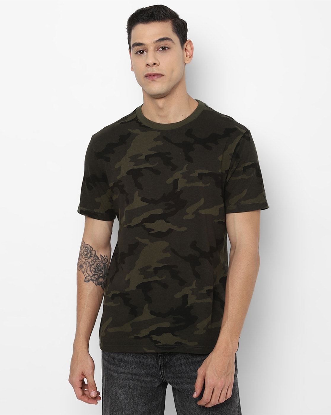 camo shirt american eagle