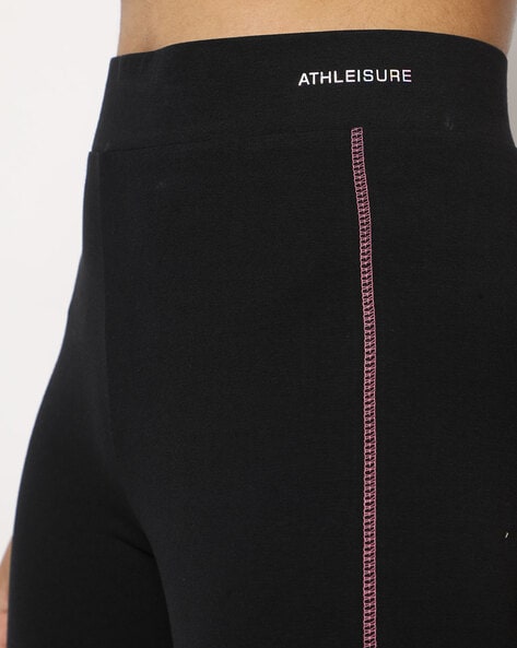 Buy jet black Leggings for Women by Teamspirit Online