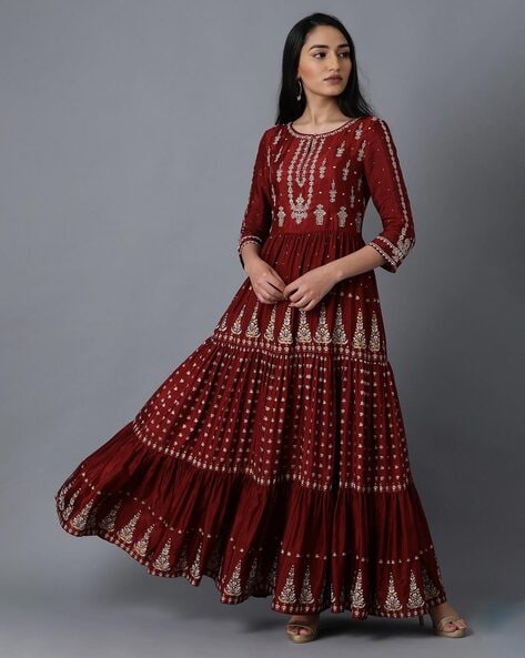 W anarkali outlet kurta