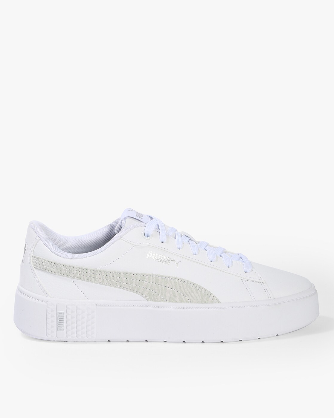 puma platform silver