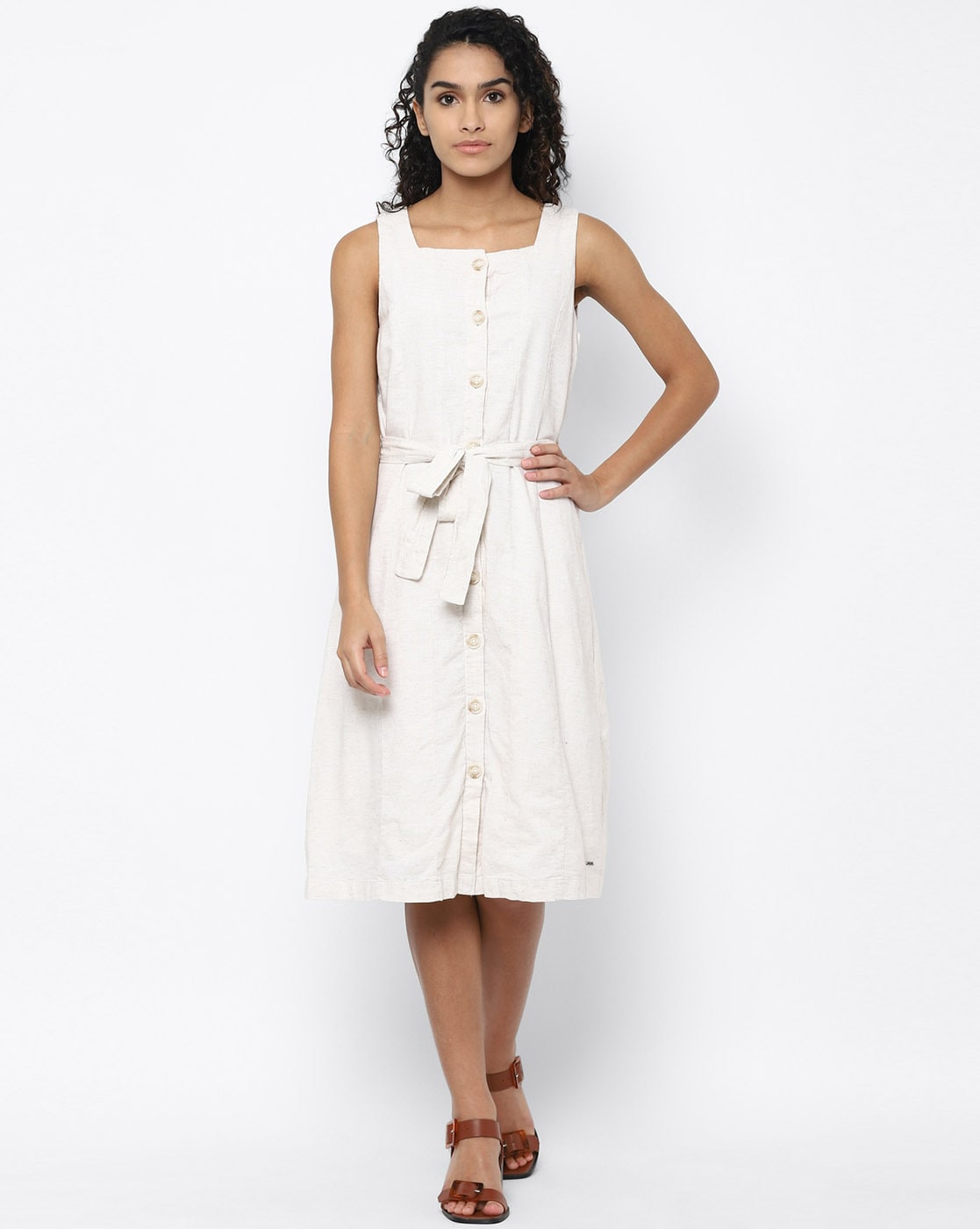 Allen Solly AHCDCRGFA87505 Womens Dress White (Size Large) in Visakhapatnam  at best price by Modern Point - Justdial