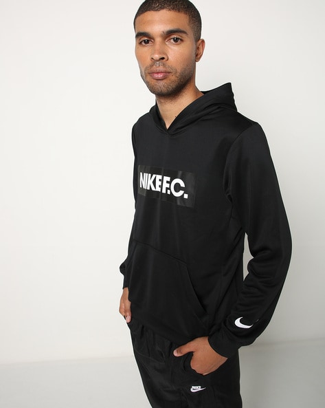 Nike fc sales hoodie black