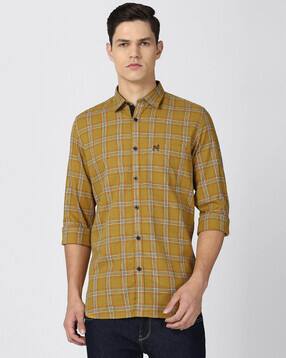 Buy Mustard Yellow Shirts for Men by 