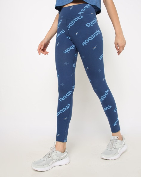 Buy Blue Leggings for Women by Reebok Online