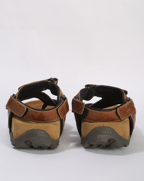 Buy WOODLAND Mens Leather Slipon Sandals | Shoppers Stop