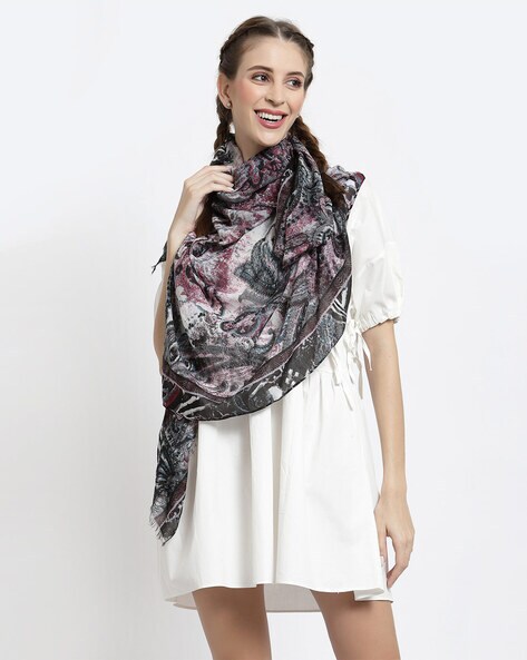 Printed Cotton Scarf Price in India