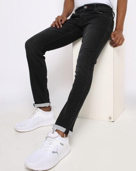 Lee Cooper Sim Fit Low-Rise Jeans