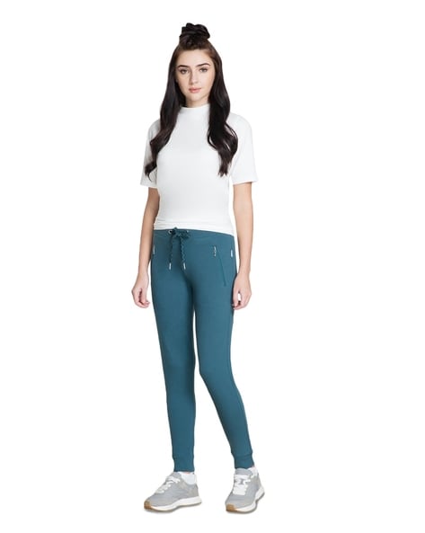 Buy Goblin Blue Track Pants for Women by VAN HEUSEN Online