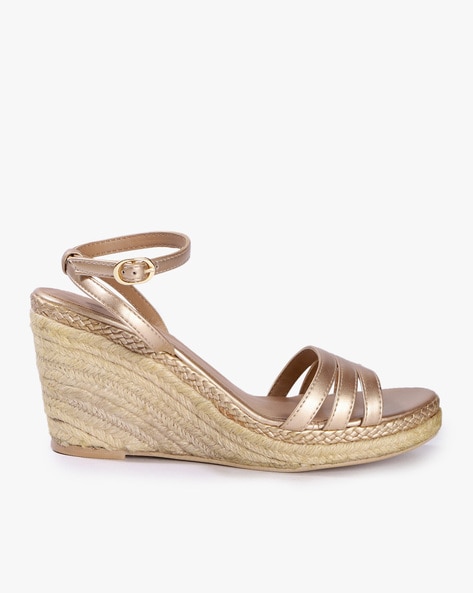 Gold espadrille sandals new arrivals