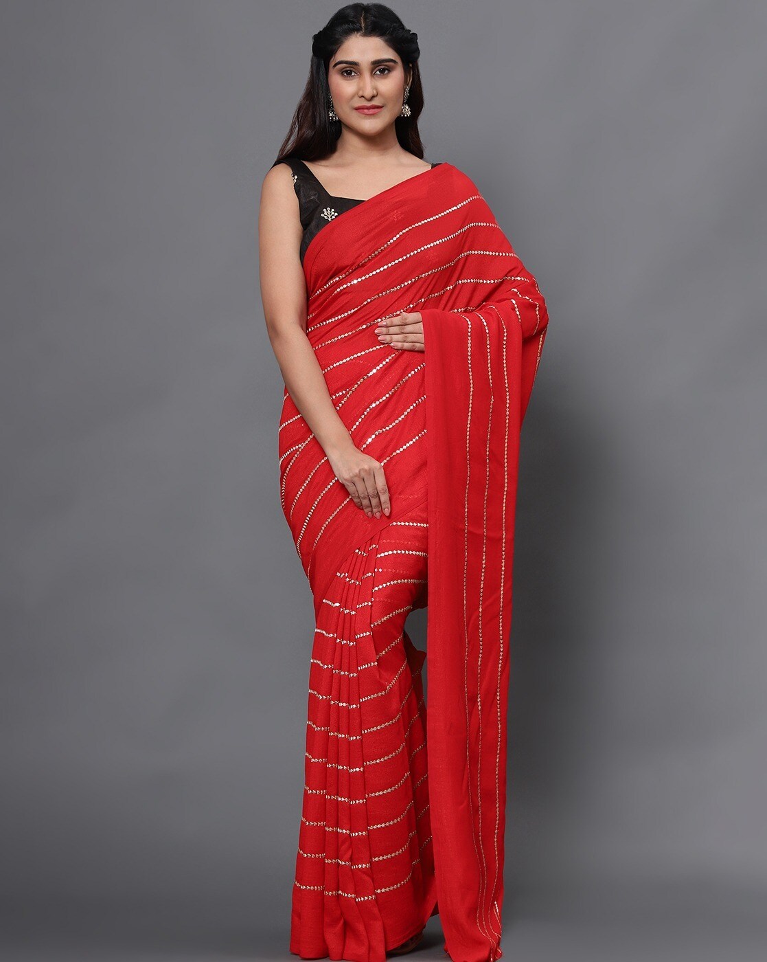 Buy Pink & Blue Sarees for Women by Kalanikethan Online | Ajio.com