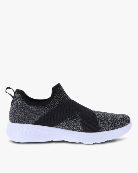 Panelled Slip-On Sports Shoes