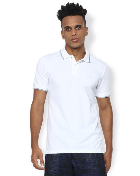 Van heusen white t hot sale shirt