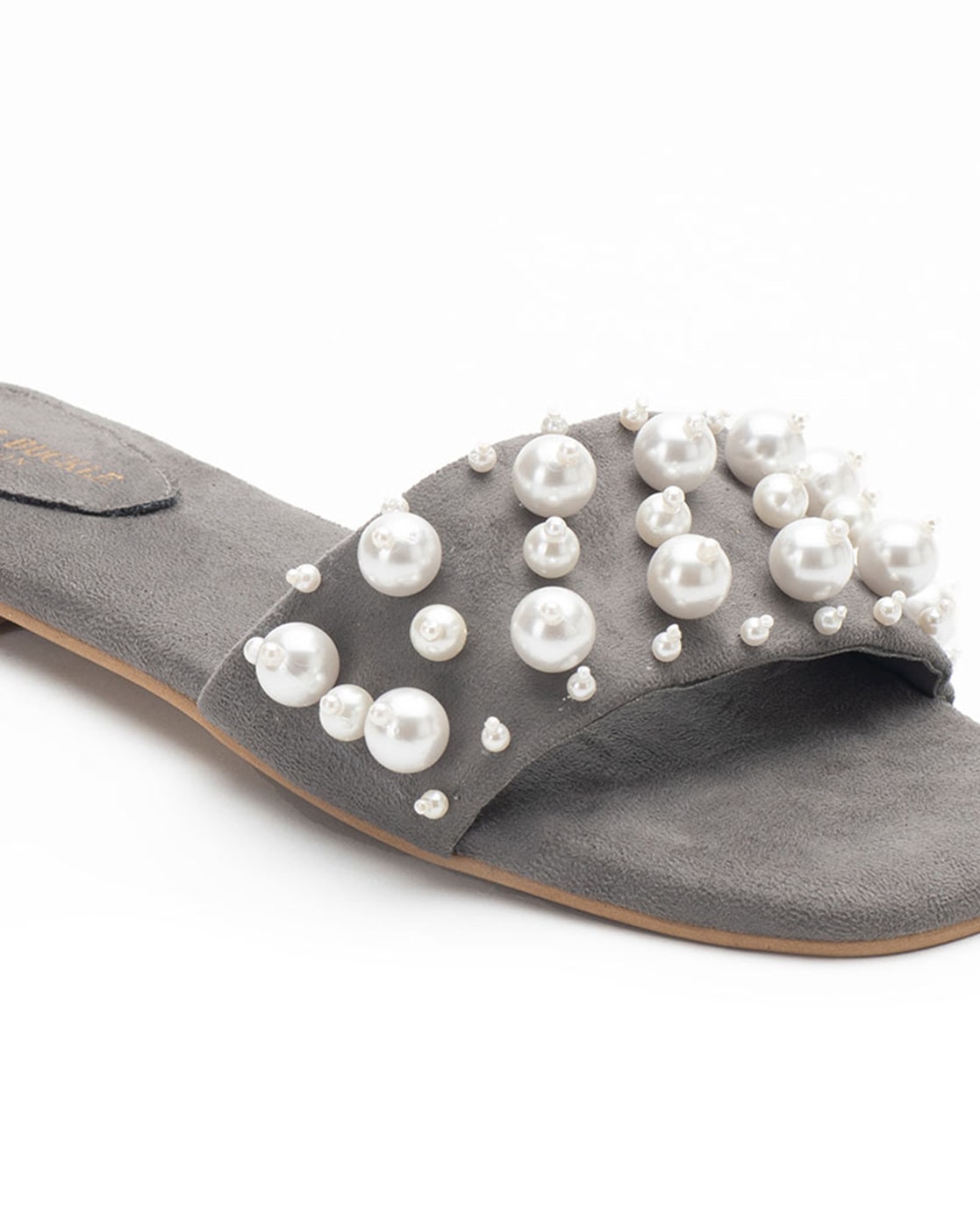 Vinyl pearl slide discount sandals