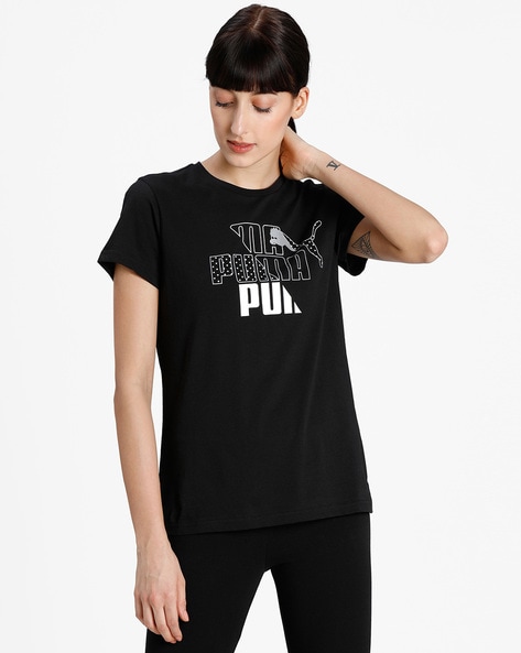 Buy Black Tshirts for Women by Puma Online