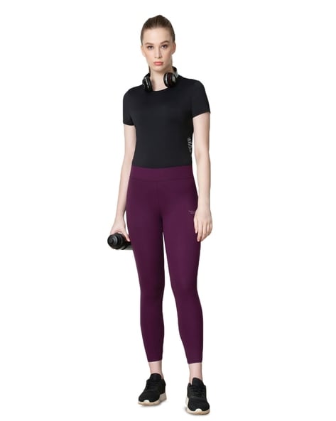 Buy Purple Leggings for Women by VAN HEUSEN Online