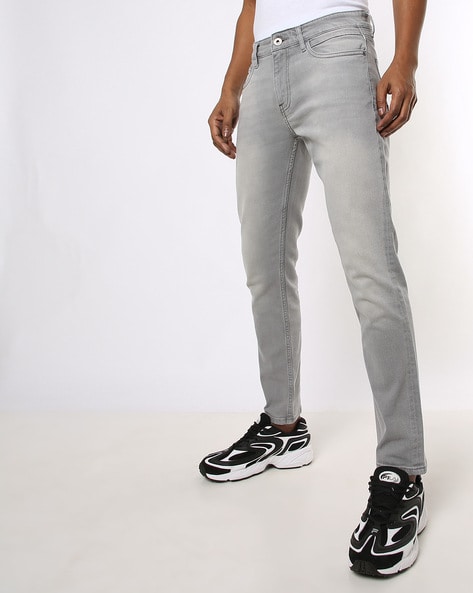 Buy Grey Jeans for Men by ALTHEORY Online