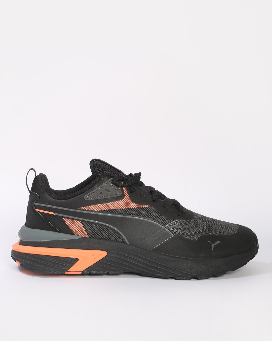Buy Puma Supertec Lace-Up Casual Shoes | Black Color Men | AJIO LUXE