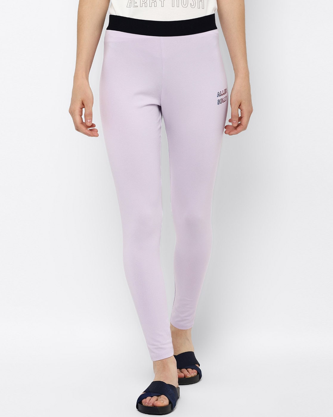 Buy Purple Leggings for Women by ALLEN SOLLY Online