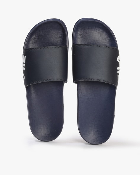 Fila slides clearance navy