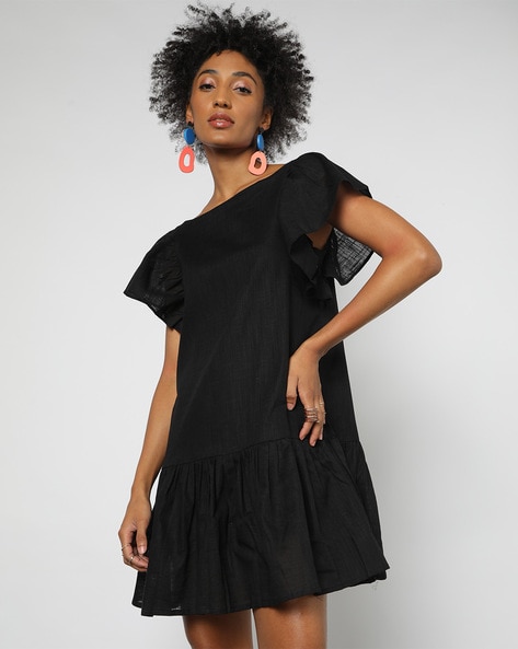 Fairy Bustier Long Sleeve Drop Waist Fit and Flare Corset Mini Dress - –  Trendy & Unique