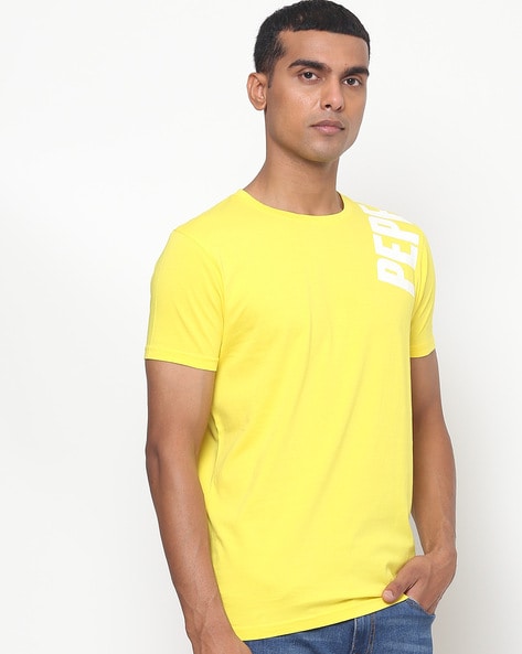 Pepe jeans yellow t 2024 shirt