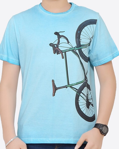 cycle print t shirt