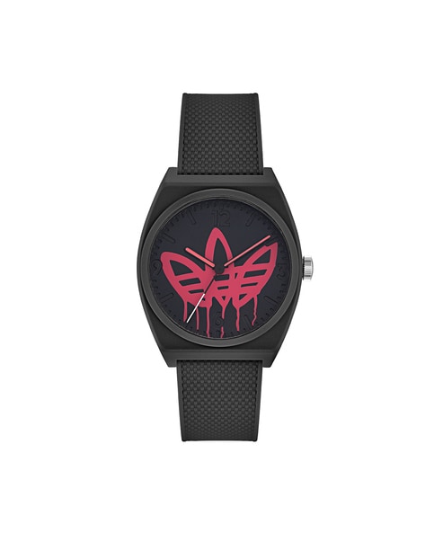 Adidas black online watch