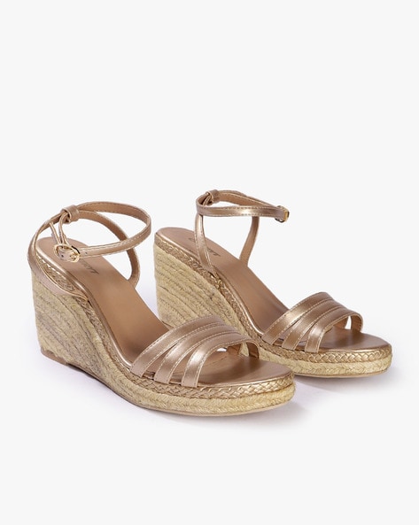 Gold espadrille sandals new arrivals