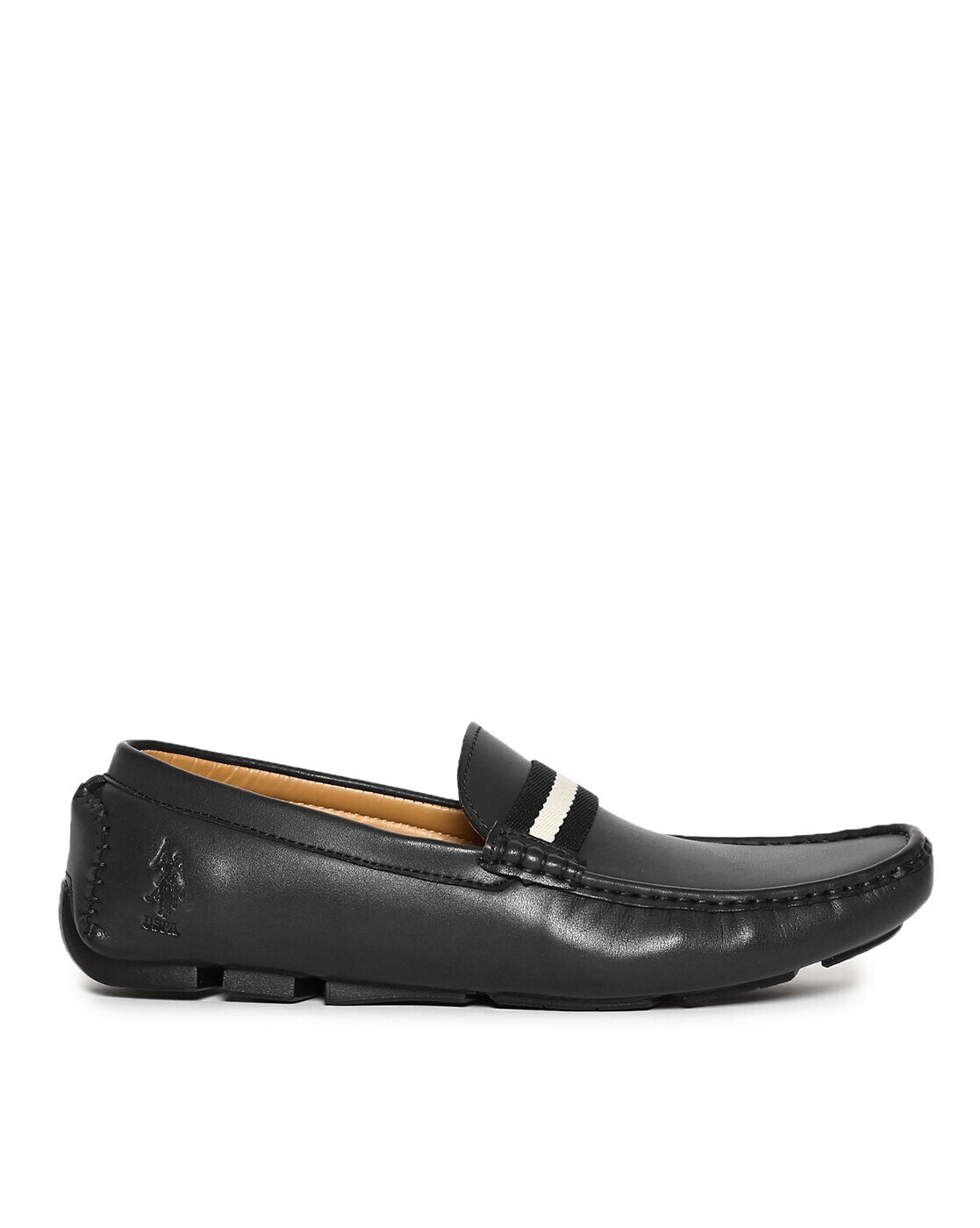 polo loafers black