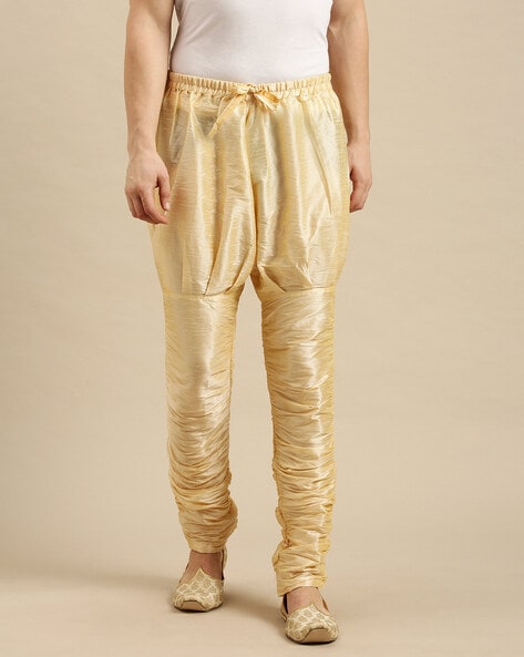 FANZI Brown Golden Indian Ethnic wear Churidar Pant for men | eBay