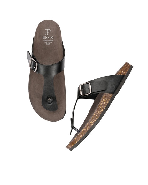 EL PASO
Thong-Strap Flip Flops with Synthetic Upper