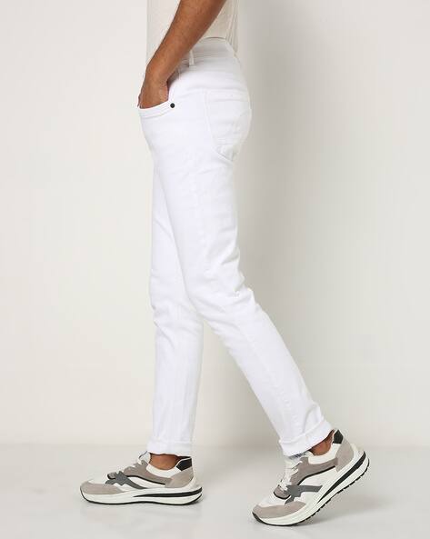 white skinny jeans mens