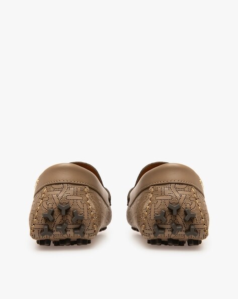 Bally Lezy monogram-print Loafers - Brown